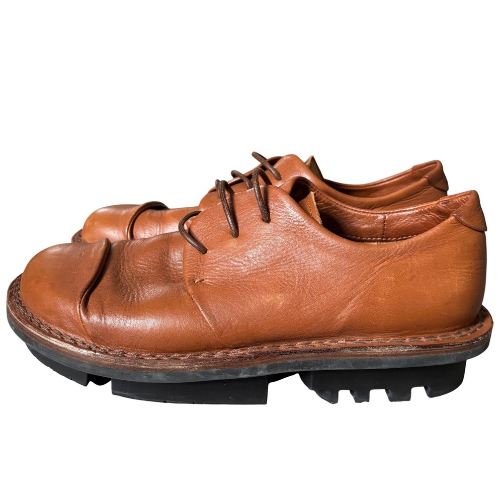 Trippen Convey Shoes‎ Eu 39 Cognac Leather Rare Minimal Wear Made in Germany